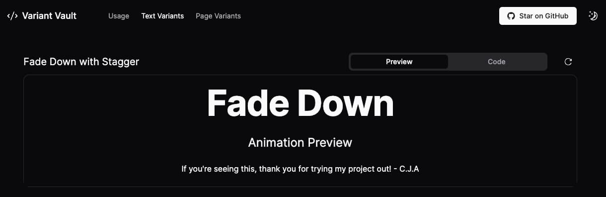 Product screenshot